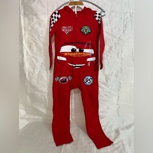 Disney Pixar Red Cars Kids Footie One Piece size 6